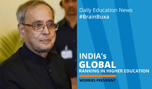 Image of India's global ranking in Higher education worries President | Education News Photo